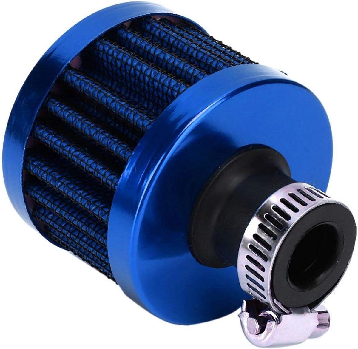 20 mm / 0.8in Mini-luchtinlaatfilter Vent Carterontluchting Universele auto-accessoire(blauw)