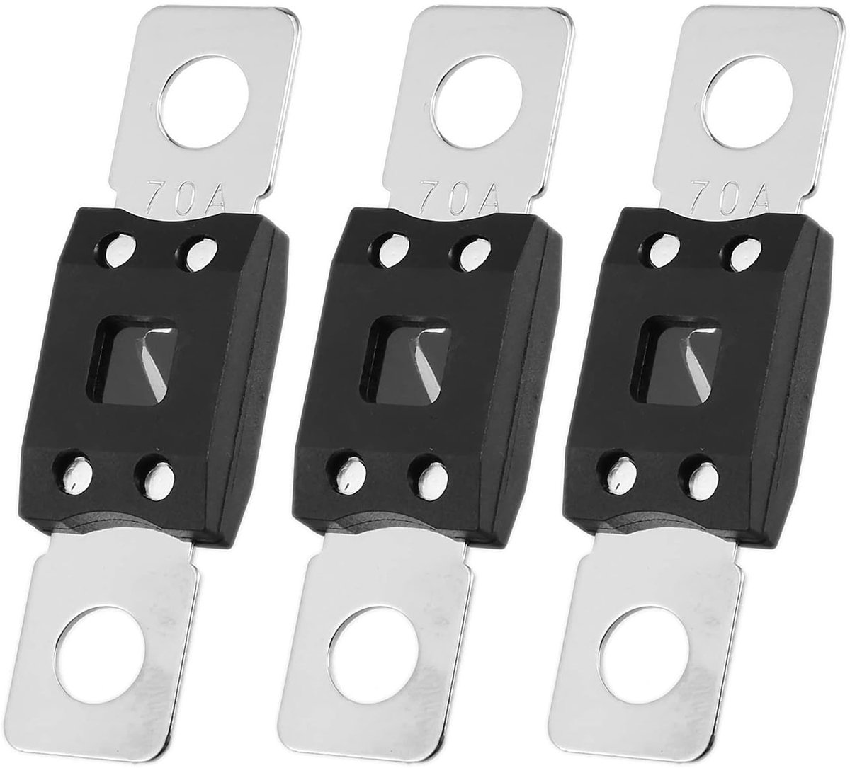 3 Stuks 70A 12V Hoge Stroom Zekering Voor Auto Vrachtwagen Audio CDs Zekeringhouder