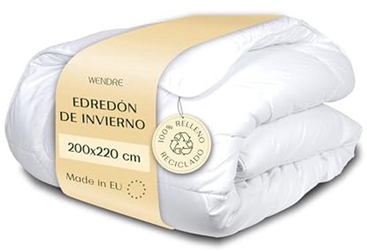 Dekbed voor duo 200 x 220 cm - Ademende, Hypoallergene en Mijtdichte Winterdeken