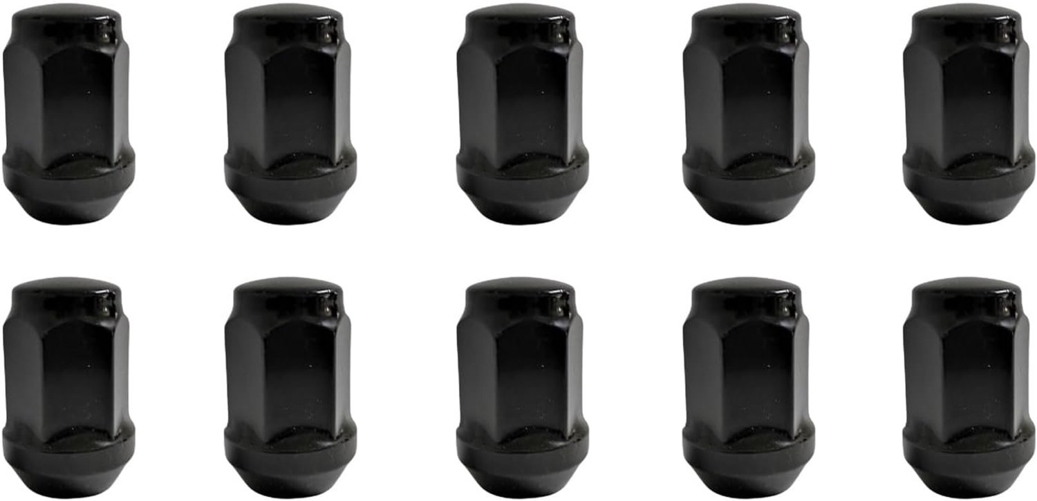 10x Lug nut M12x1.25 tapered collar closed 60° 34mm | HEX 19mm compatible with Nissan 100NX