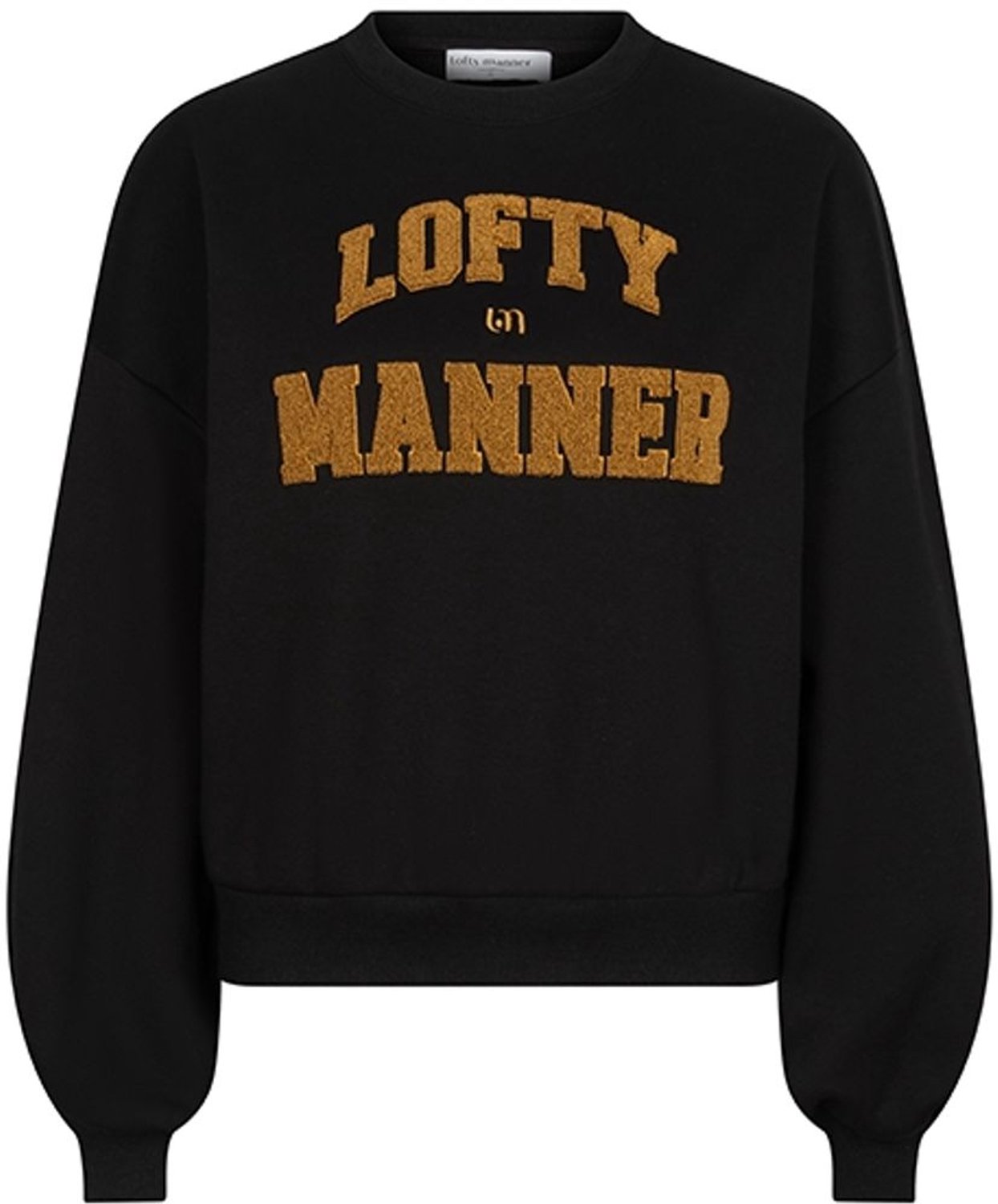 Lofty Manner - Sweater Kensi - Balloon Sleeve - Black