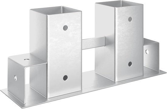 12 stuks brandhoutstapelhulp, brandhout stapelsysteem van verzinkt staal, opslagoplossing voor haardhout, houtstapelhulp set, 34 x 10 x 15 cm — afbeelding 4