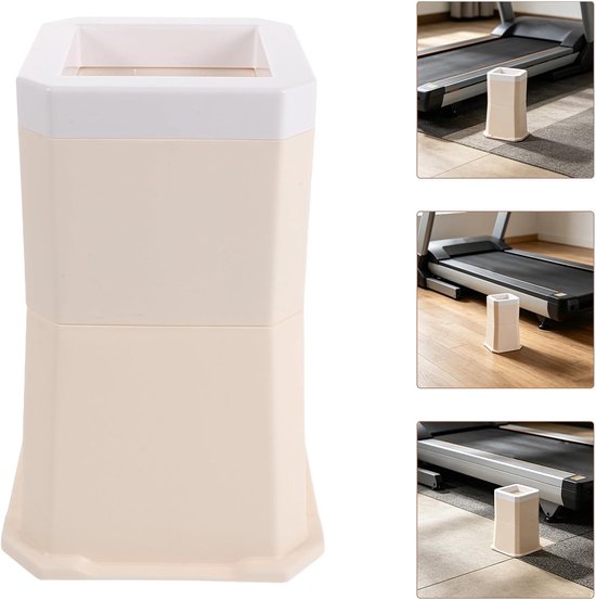 2 Stuks Verstelbare Loopband Verhogingsblokken Antislip Trillingsdempend Meubelverhogers voor Fitnessapparaten Stabiele Ondersteuning voor Thuisgym Hellingtraining — afbeelding 5
