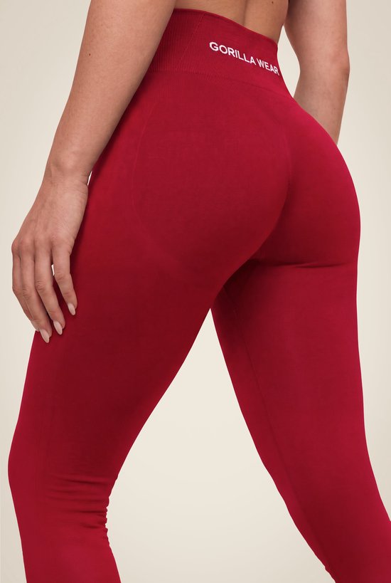 Gorilla Wear Florence Seamless Contour Leggings - Sportlegging - Rood - XS — afbeelding 4