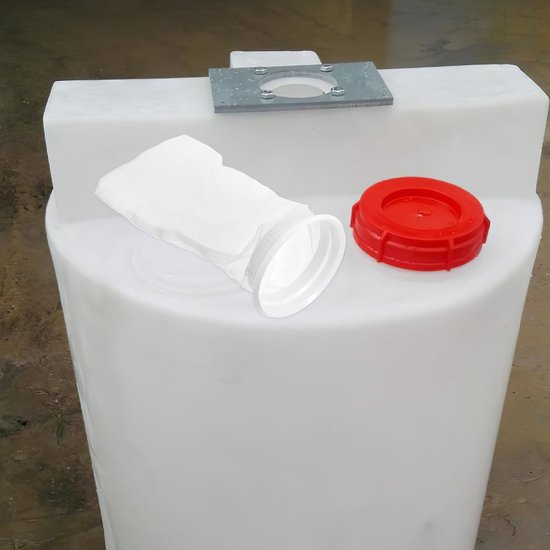 2 Stuks Ibc Tonvattopdeksel met Wasbaar Nylon Filter Afneembare Mesh voor Regenwaterfiltering Veilige Ventilatie Geschikt voor Regenwatertanks Eenvoudig Te Reinigen Breed — afbeelding 4