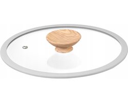 MagicHome Keramische Pan met Glazen Deksel - 28 cm, 5.9L