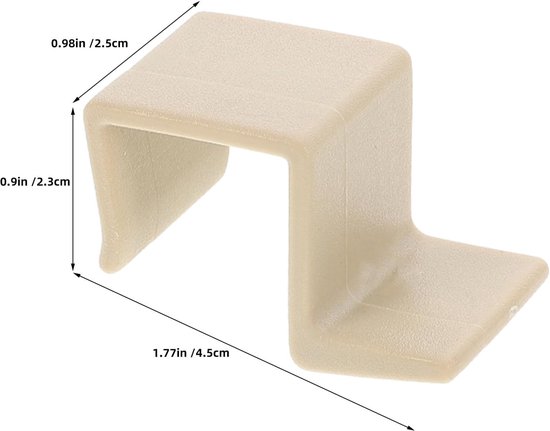 12 stuks bedframe-ondersteuning - Steunbeugels voor de lattenbodem van de wieg - Accessoires voor de bedrail - Bedbeslag — afbeelding 4