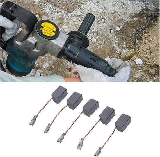 20 stuks koolborstels compatibel met elektrische handboor haakse slijper haardroger mixer en trimmachine hoge sterkte koperen constructie vervangende componenten — afbeelding 2