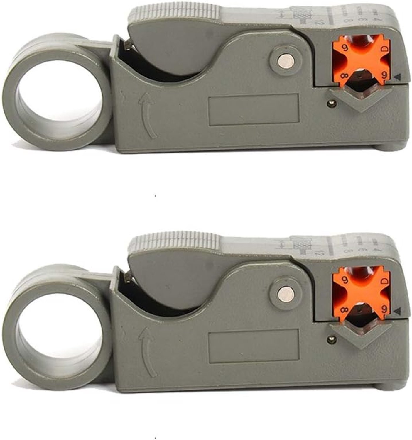 Rotary Coaxiale Coax Kabel Cutter Stripper Tool voor RG58 RG6 RG59 Lood Isolatie 2 STKS
