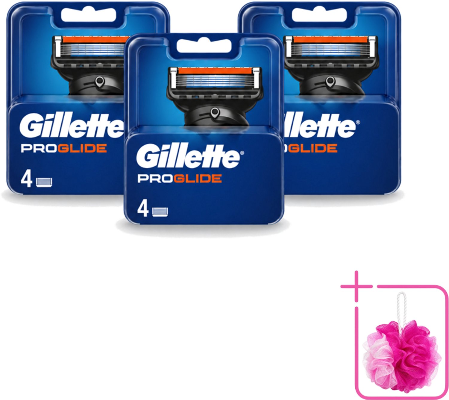 3 x Gillette - Fusion5 ProGlide – Scheermesjes – Navulmesjes – 4 Mesjes - Bulkverpakking - Scheermesjes - Scheren