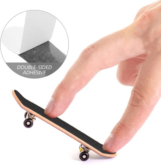 20 Stuks Foam Grip Tape voor Fingerboards X Precut Non Slip Sticker Professionele Fingerboard Accessoire voor Verbeterde Controle Tricks Geschikt voor Mannen Jongen Meisje — afbeelding 5
