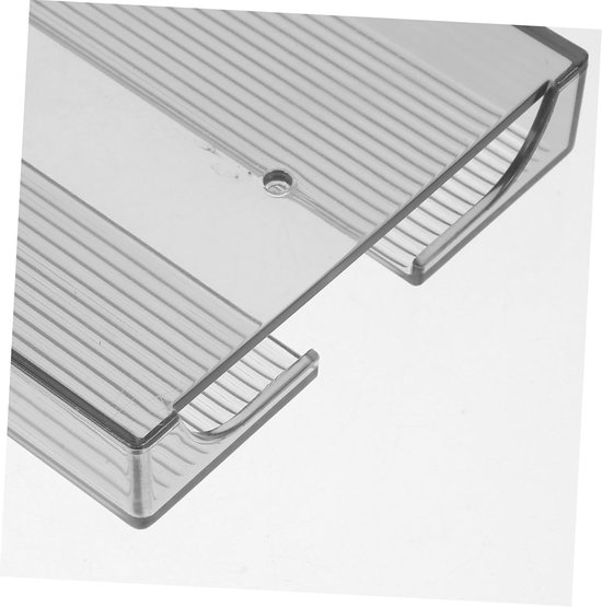 2stuks Onderkast Glazenhouder Transparante Stemware Droogrek Voor Restaurant Keuken Ruimtebesparende Organizer Voor Glazen Bekers — afbeelding 5