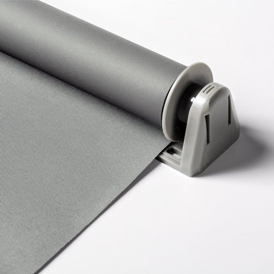 Sonello Verduisterend Rolgordijn Zonder Boren 120 x 210 cm Lichtgrijs — afbeelding 2