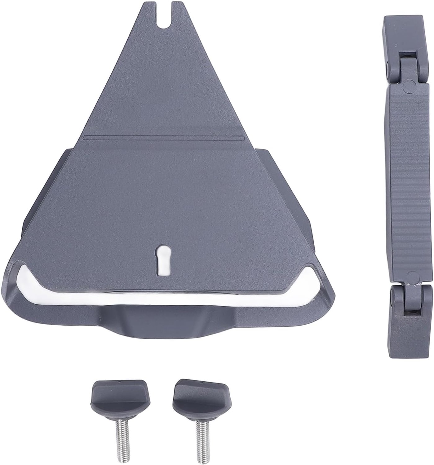 Satelliet-autodakmontage van aluminiumlegering, compatibel met mini-internetsatellietkit, robuuste paalbeugel voor diameters van 0,47 tot 1,89 inch, draagvermogen van 500 pond,