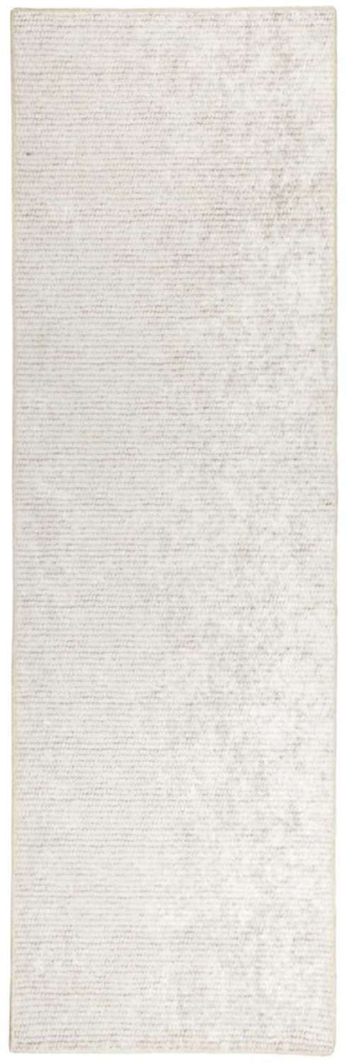 vidaXL Tapijt - Crèmekleurig - 80 - x - 300 - cm - 100% - Polyester - 3 - mm - Wasbaar