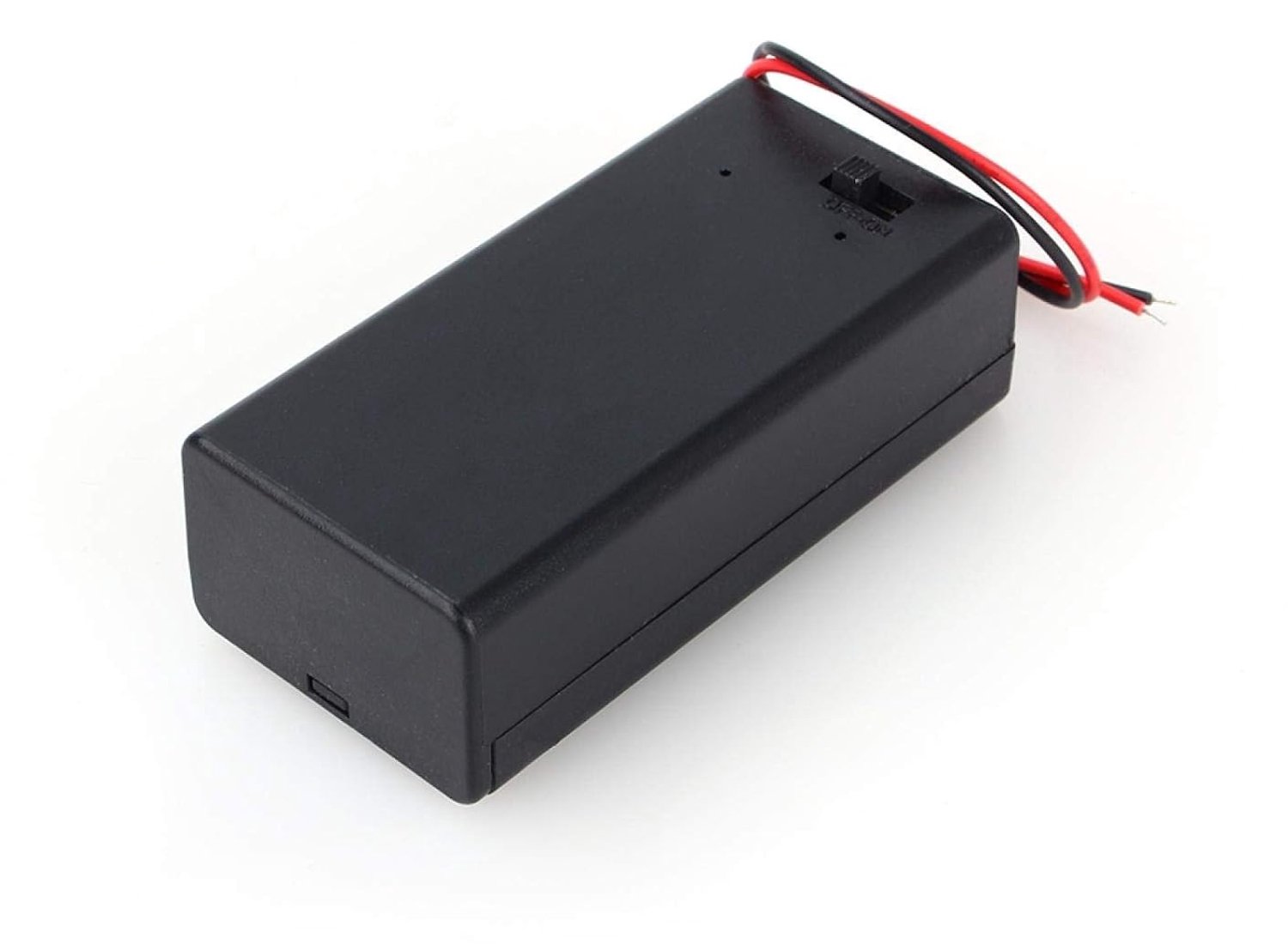 Batterijhouder, 9V PP3 batterijhouder, batterijhouder met deksel en schakelaar, DC-behuizing met draadkabel AAN/UIT-schakelaarafdekking, hoogwaardig extern elektrisch gereedschap