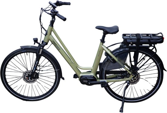Freebike Manhattan 2.1 Elektrische Fiets - Olijfgroen - Dames 51cm — afbeelding 4