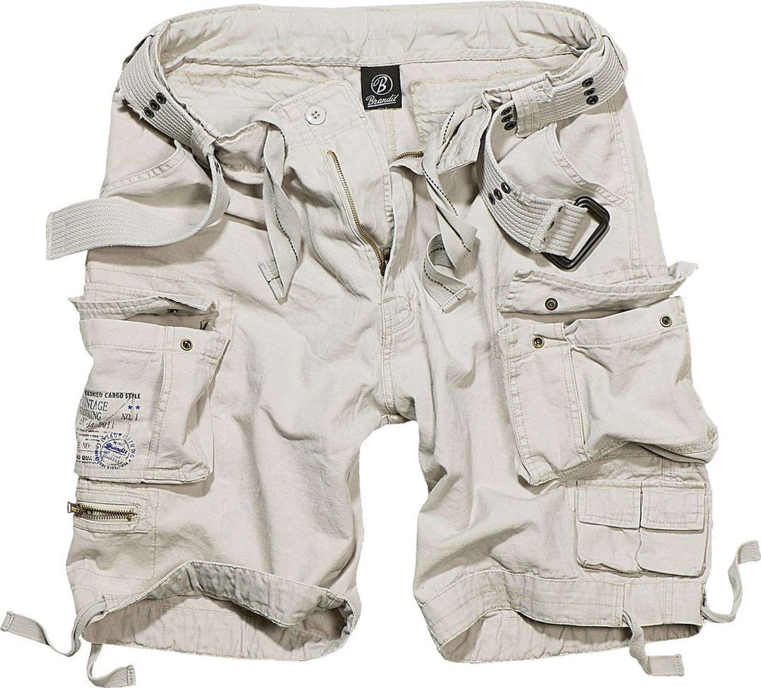 Brandit Savage Vintage Cargo Cargo Korte broek S Wit