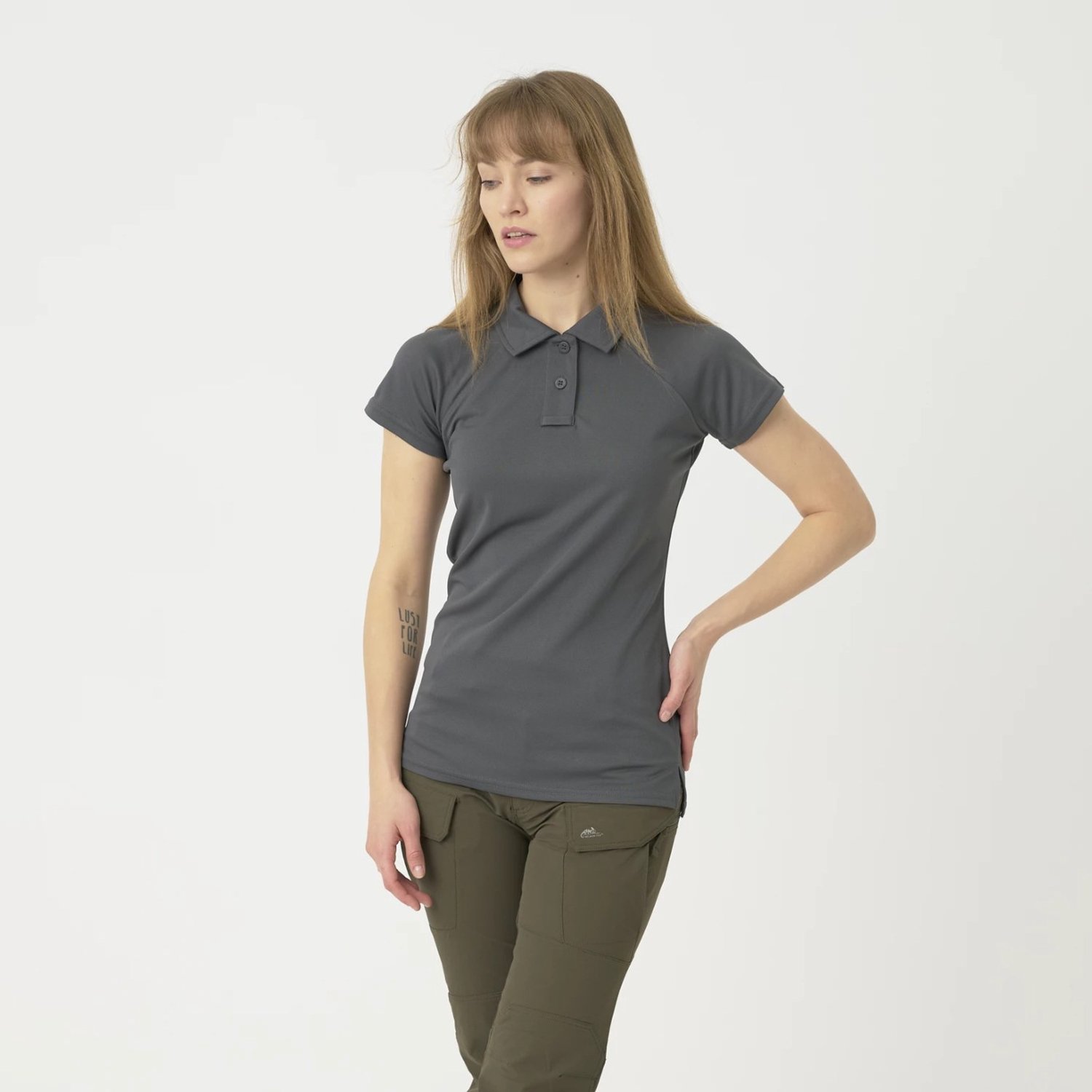 Helikon-Tex Women's UTL Polo Shirt Lite Shadow Grey XL