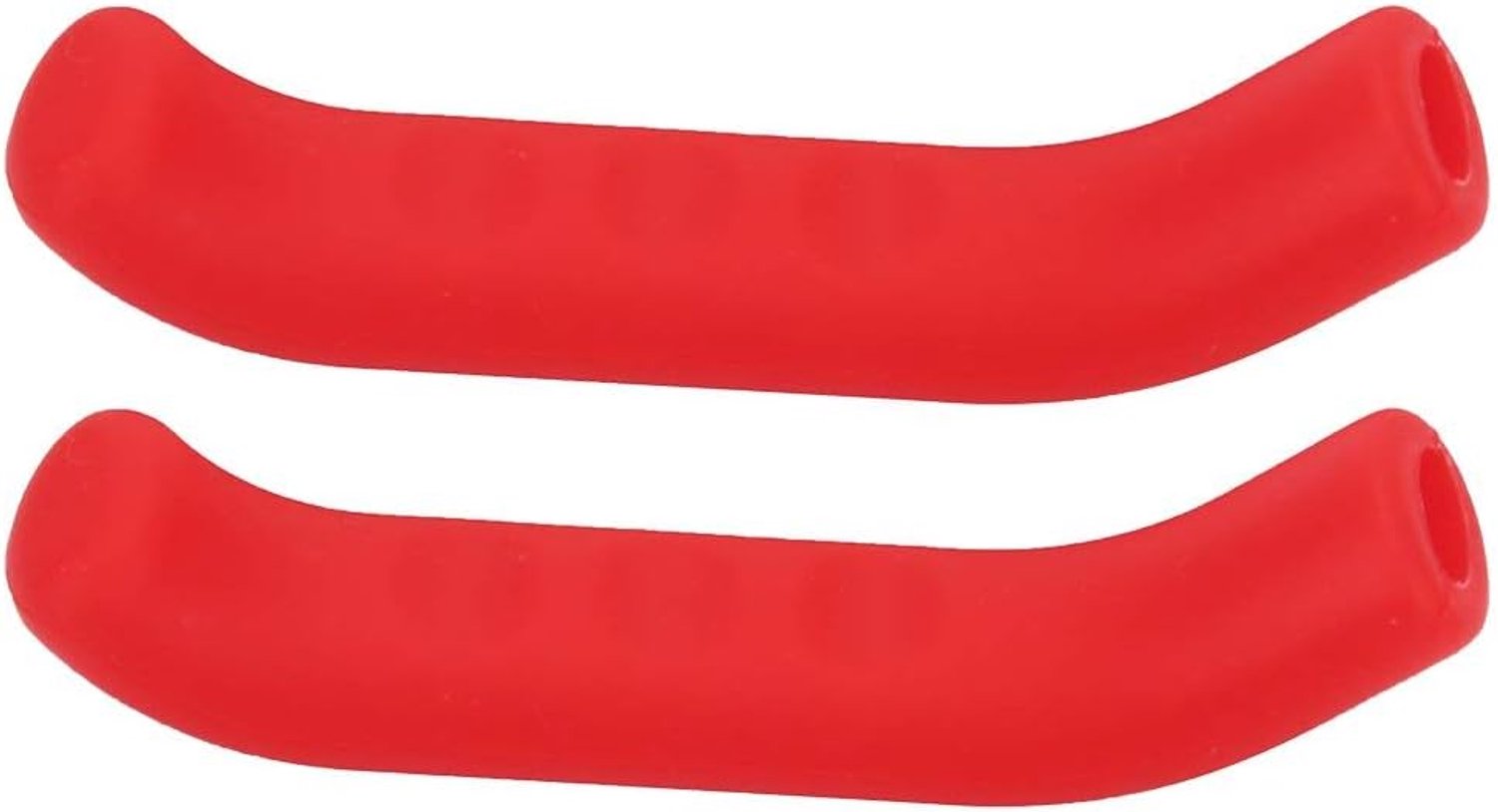 1 paar siliconen antislip remhendel hoes, bescherming greepbescherming, afdekking voor de meeste mountainbikes (rood)
