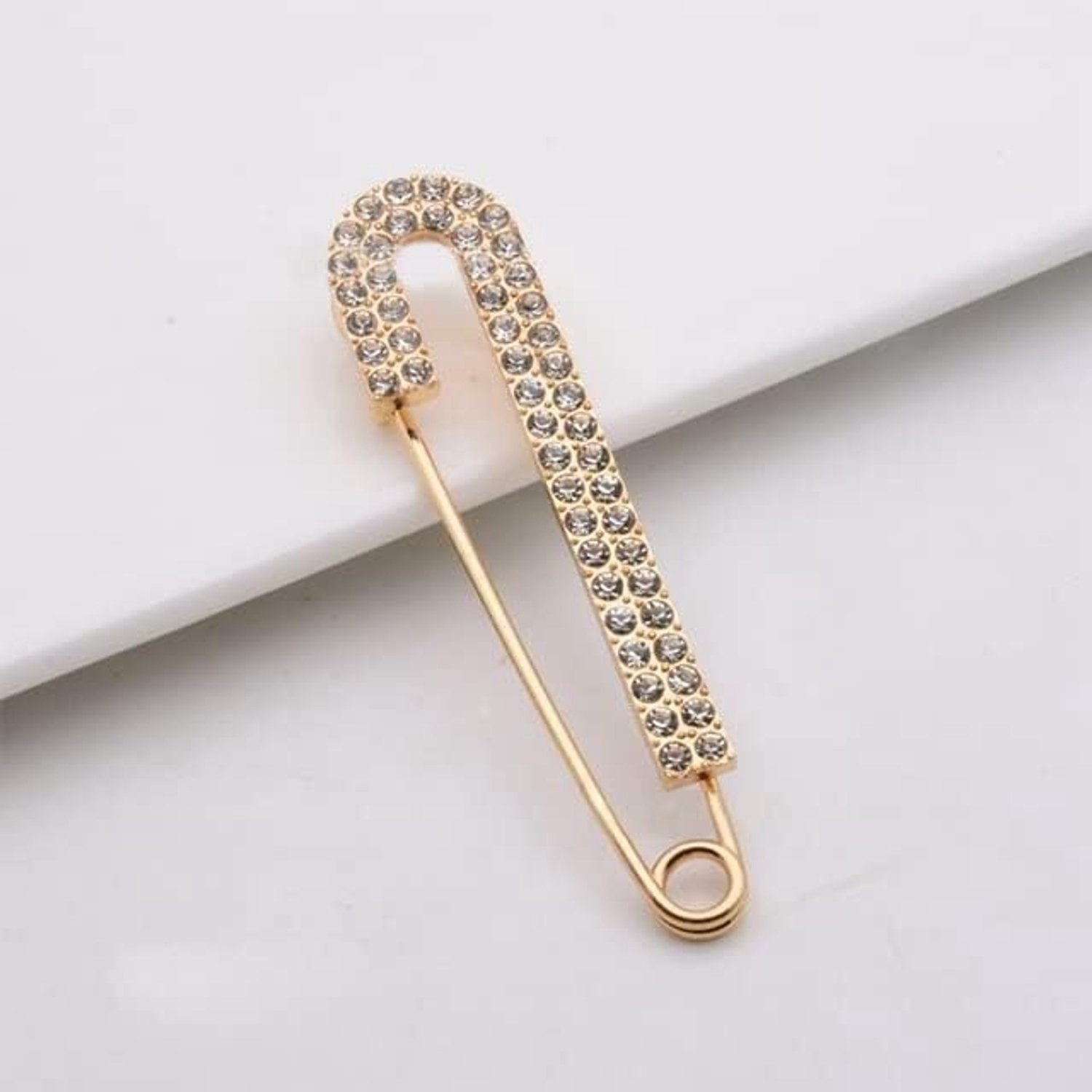 Wasknijpers, veiligheidsspelden, 10 stuks 7,5 cm veiligheidsreversspeldjes dames gesimuleerde parel hanger pinnen kristal strass broche for vrouw sjaal gesp clips hoed kleding multifunctionele pin (C