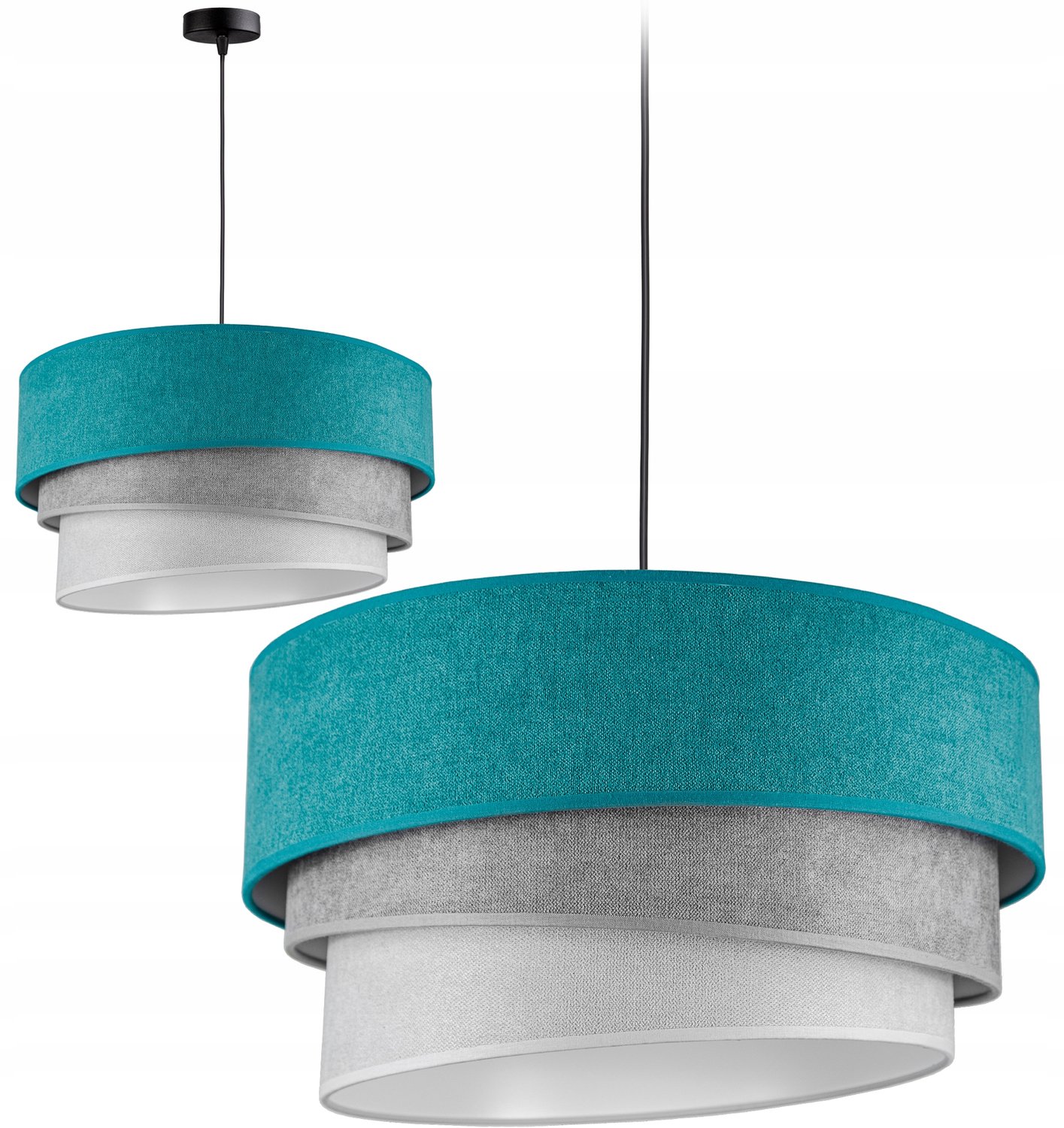 Moderne Plafondlamp met Velours Lampenkap - Stijlvol en Sfeervol