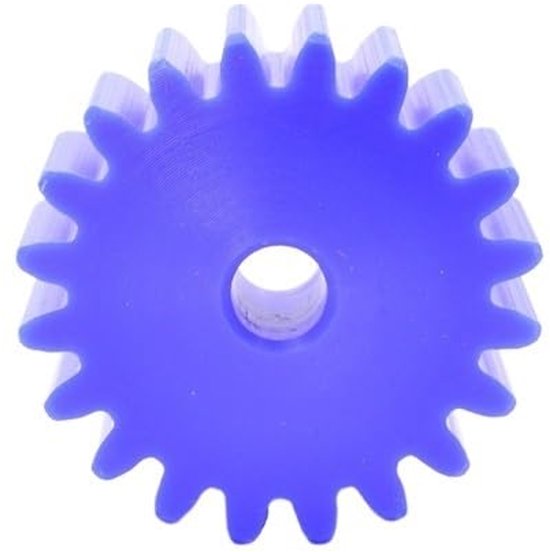 1 STUKS 2-module nylon tandwielen 18T/19T/20T/21T/22T/23T onafgewerkte boring 8 mm kunststof cilindrisch tandwiel voor CNC-apparatuur(2 Module 20T Bore 8mm) — afbeelding 4