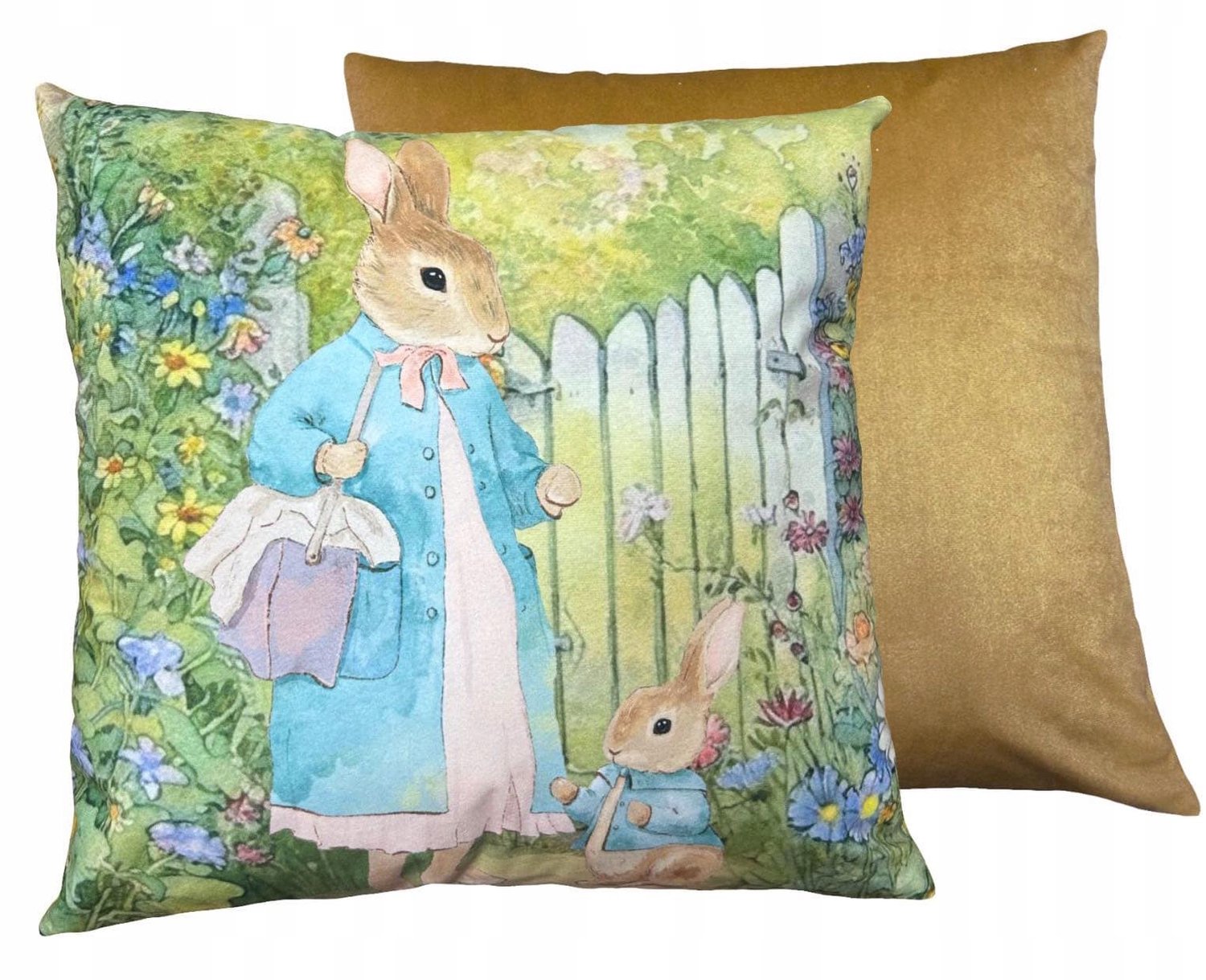 Decoratieve Kussenhoes 45x45 cm - Zacht Velours met Lentepatronen