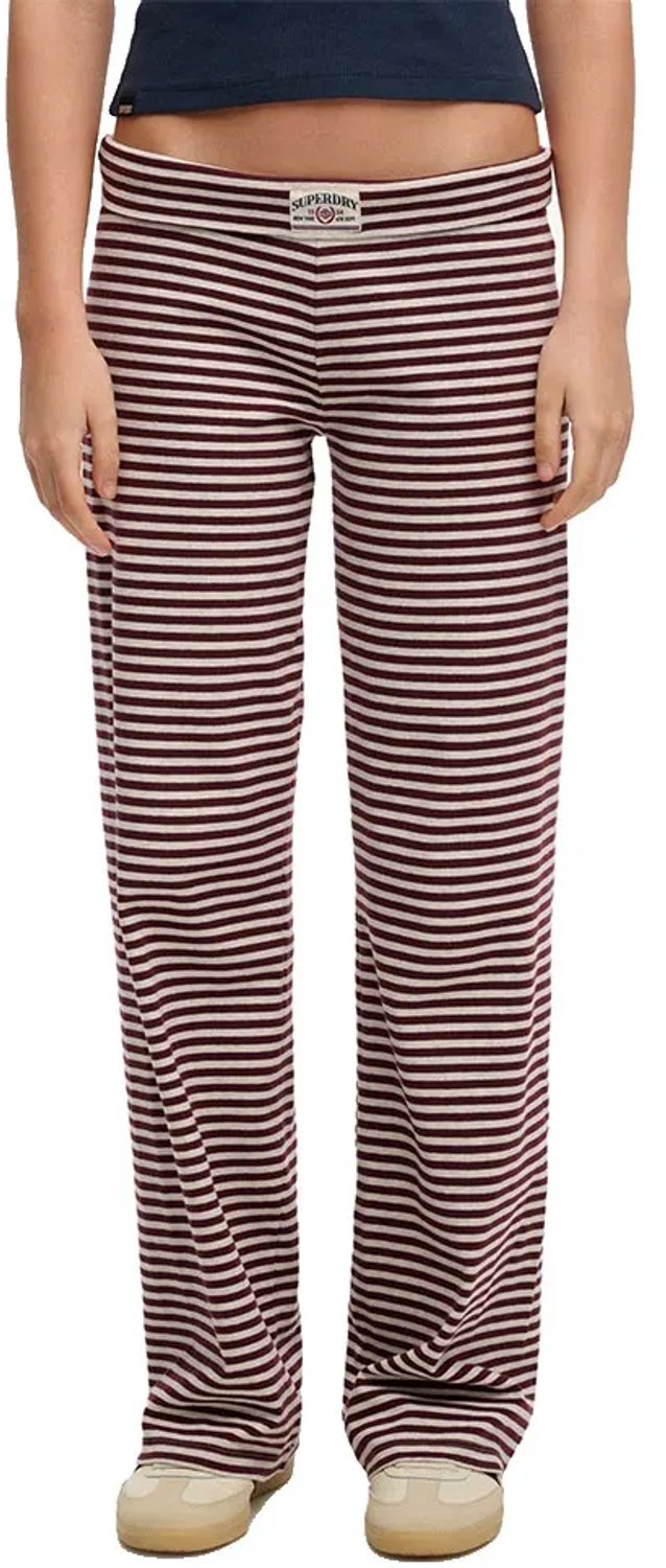 Superdry Athletics Essentials Stripe Jersey Broek S Vrouw Grijs