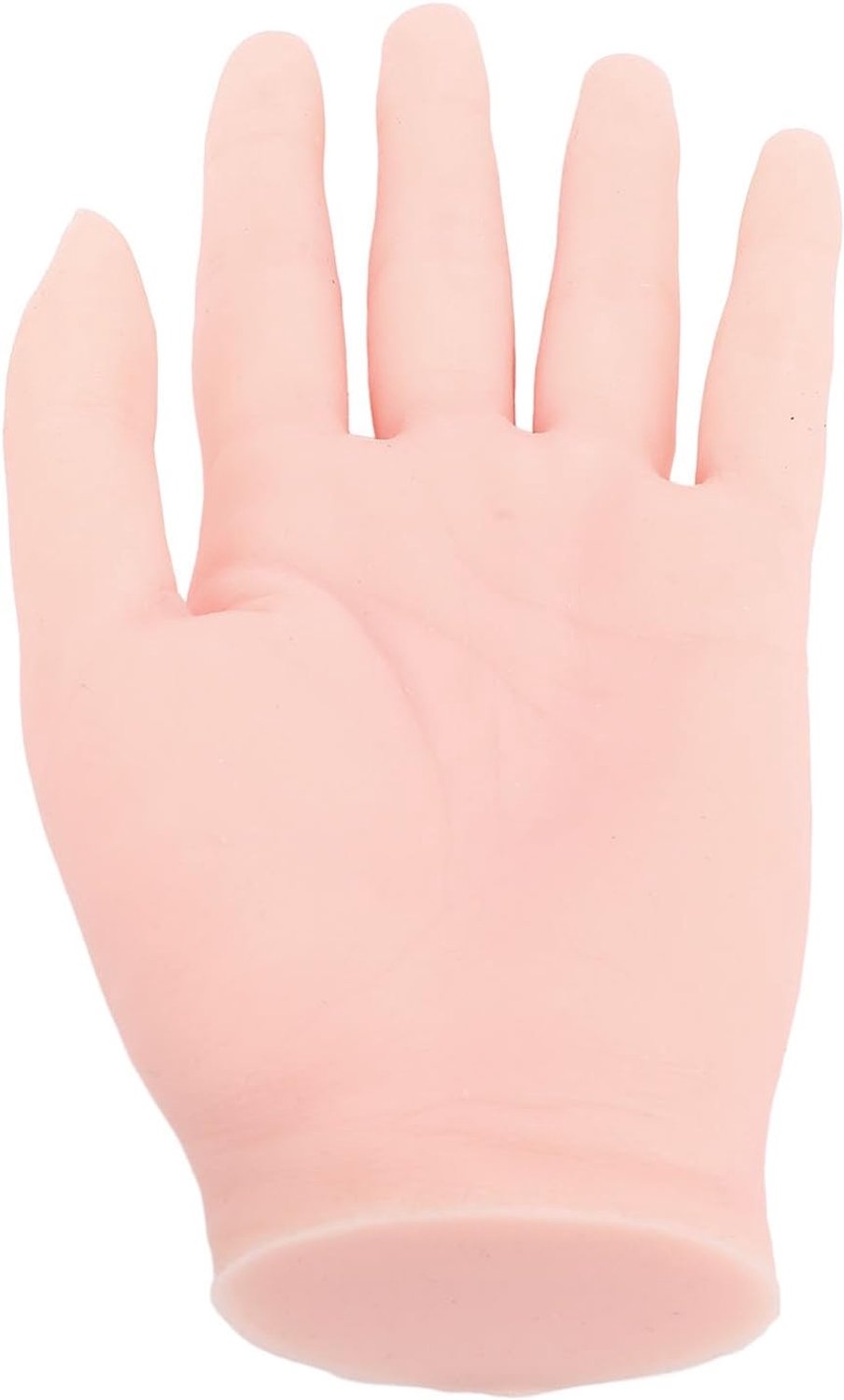 Oefenhand voor Nagels Siliconen Vrouwelijke Mannequin Flexibel en Herbruikbaar voor Nagelkunst Beginners 18,8x8,5cm