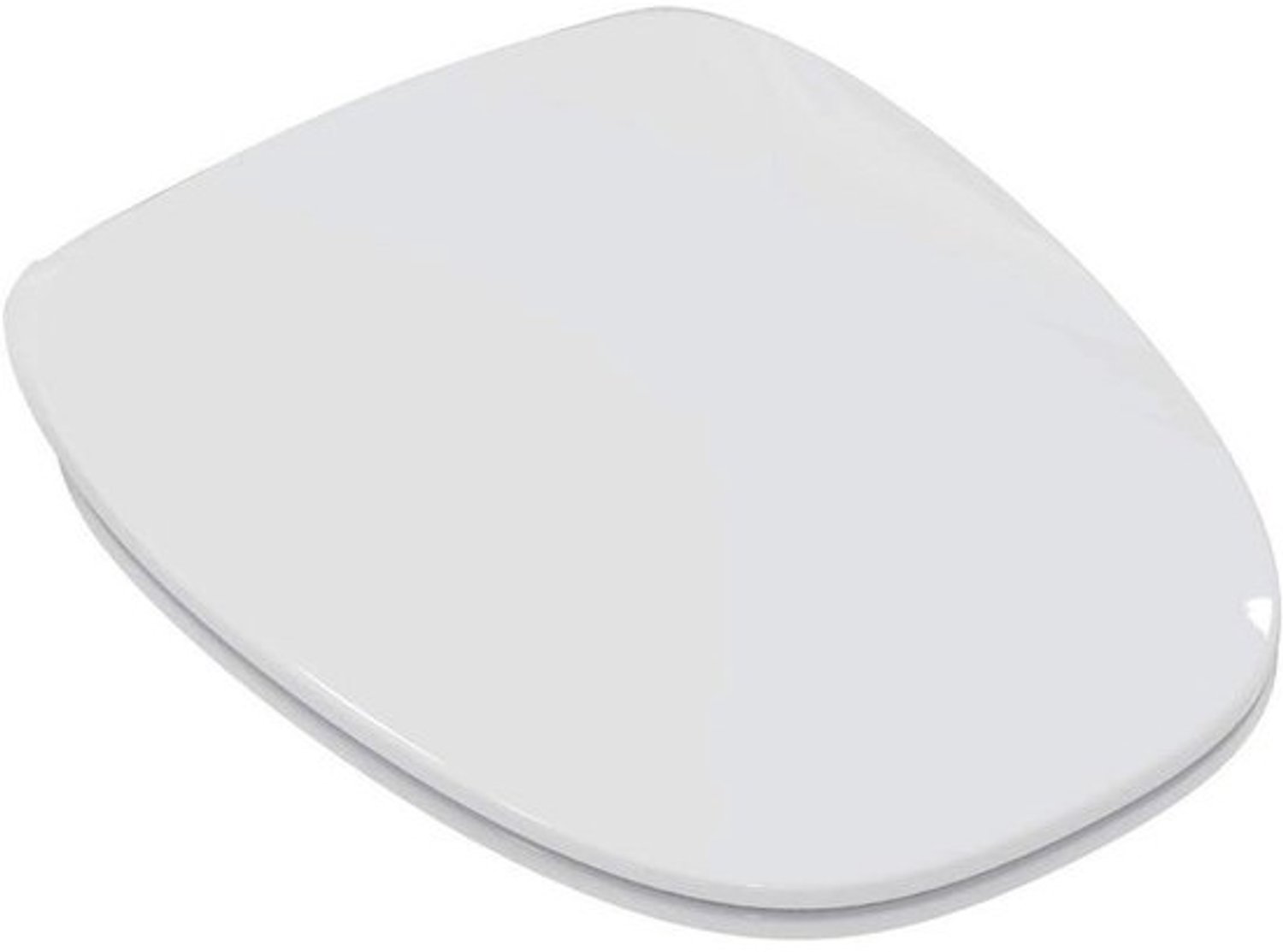 Standaard wc-bril - Wit - Universeel geschikt voor 42 x 35,5 cm, comfortabele zitting