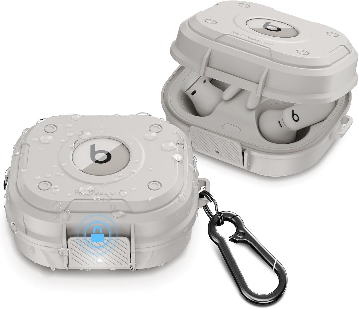 Zware Beschermcase voor Powerbeats Pro 2 met Slot - Duurzame Bescherming en Stijlvolle Ontwerp