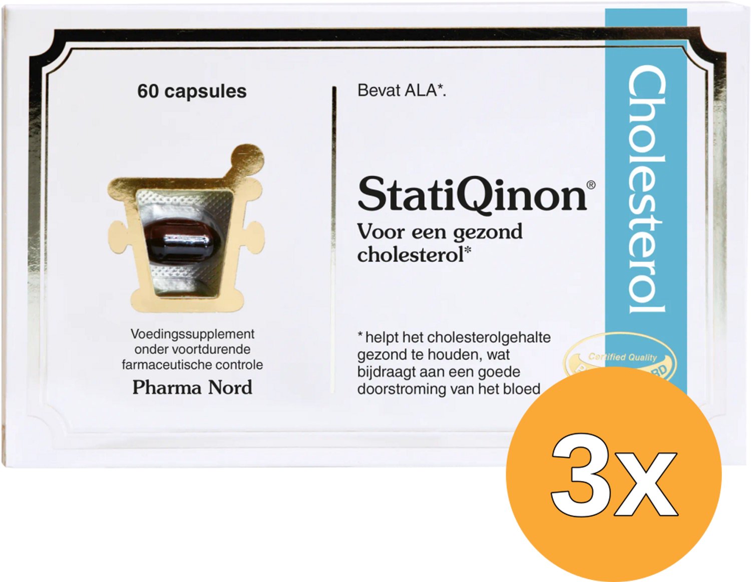 3x Pharma Nord Statiqinon (60 capsules)