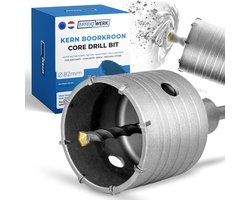 core drill bit 82 mm, hole saw set for concrete, brick and stone masonry, round hollow drill bit with carbide center drill and SDS Plus shank
