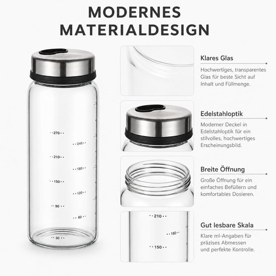 Kruidenmix Pepermolen met Draaiende Deksel en Glazen Tray - Keuken Gadget 300ml voor Perfecte Kruidensmaak — afbeelding 2