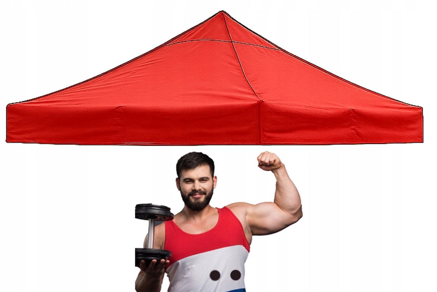 Sterke 2.5x2.5m Vervangend Dak voor Partytent/Tuin