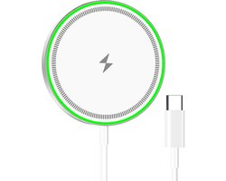 CESTONE Max 15W magnetische draadloze lader - Fast Mag-Safe veilige laadplaat, compatibel met iPhone - ShopVlot