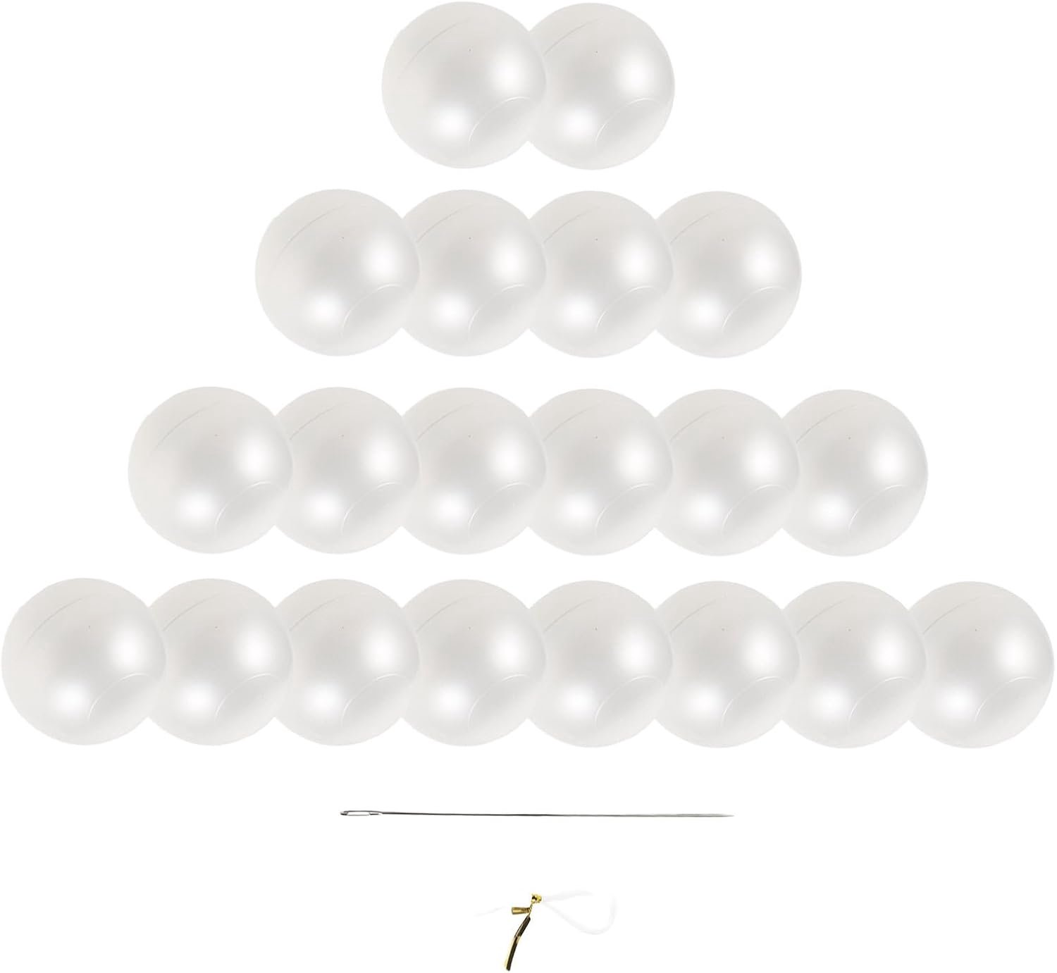 Witte Parel Slinger met Parel Ballen Decoratie voor Bruiloft Strandfeest Tuin Aanzoek Geschikt voor Foto Achtergronden Buitengebruik