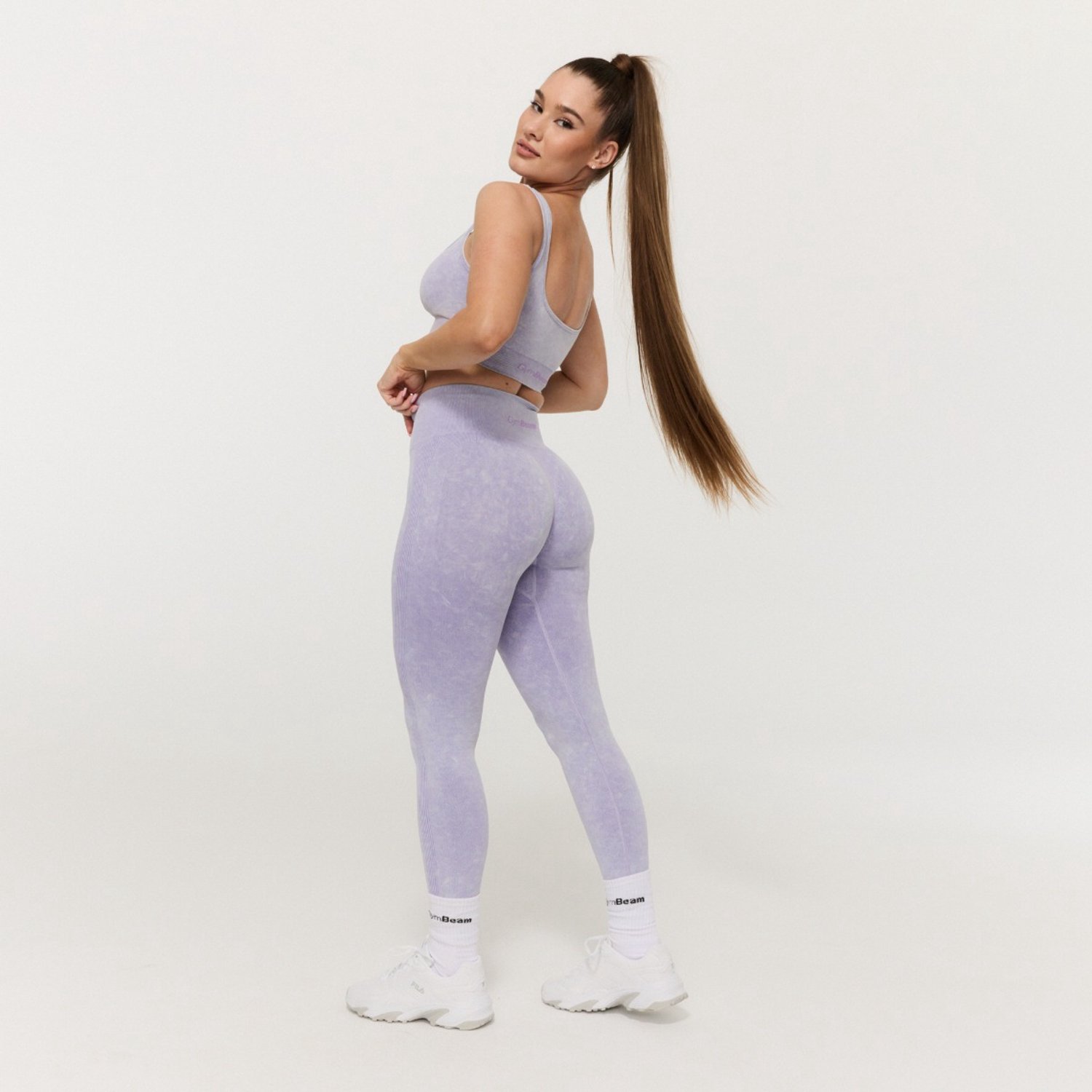 GymBeam Dameslegging Lift Naadloos Violet L
