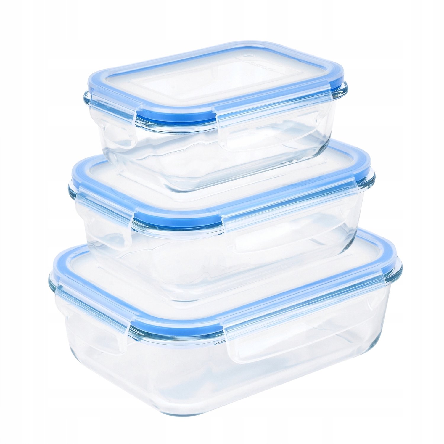 Konighoffer Largo Glazen Voedselcontainers Set (3 stuks)
