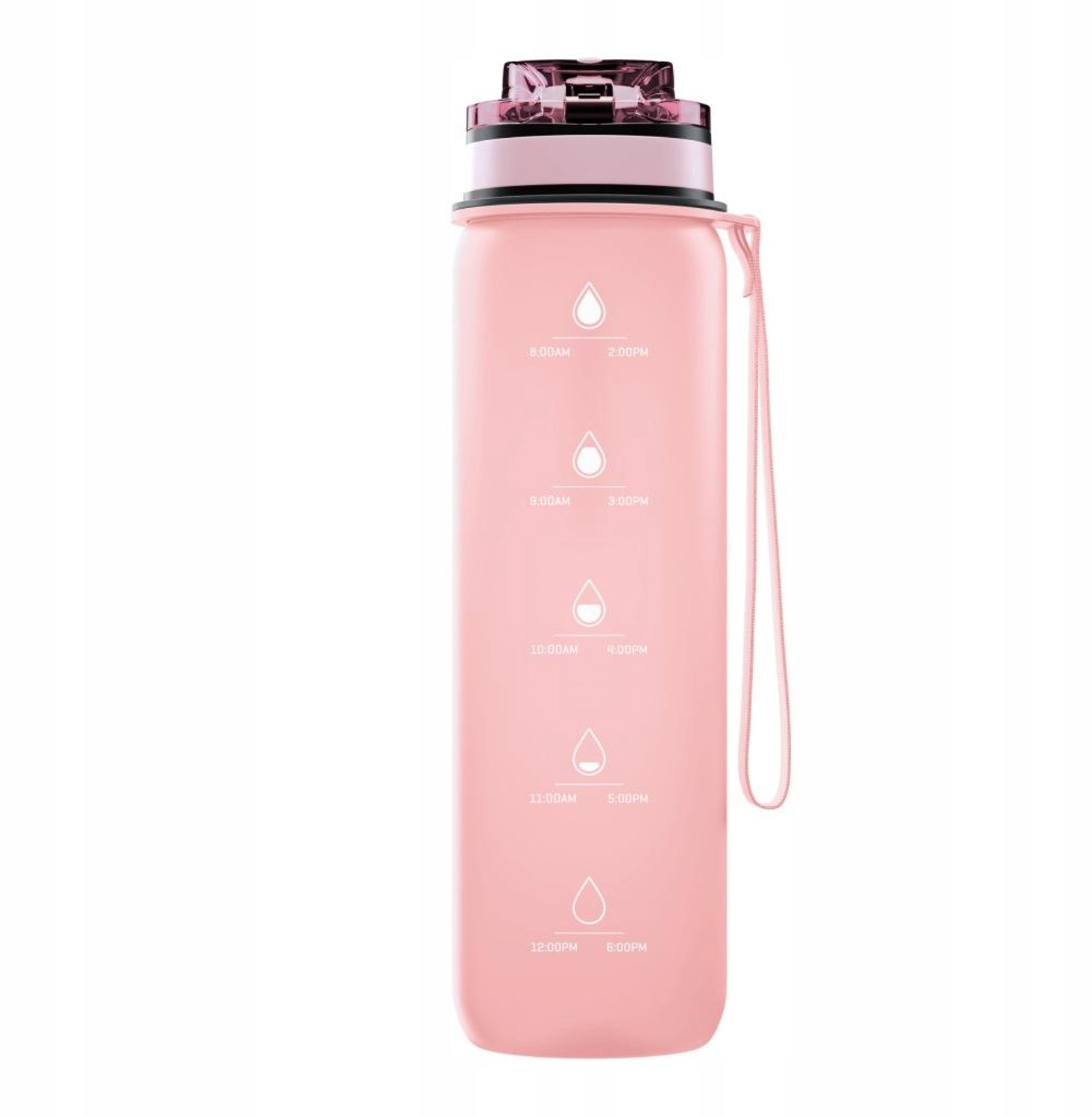Wessper B4 Tritan Bidon 500ml - Motiverende Waterfles met Tuit