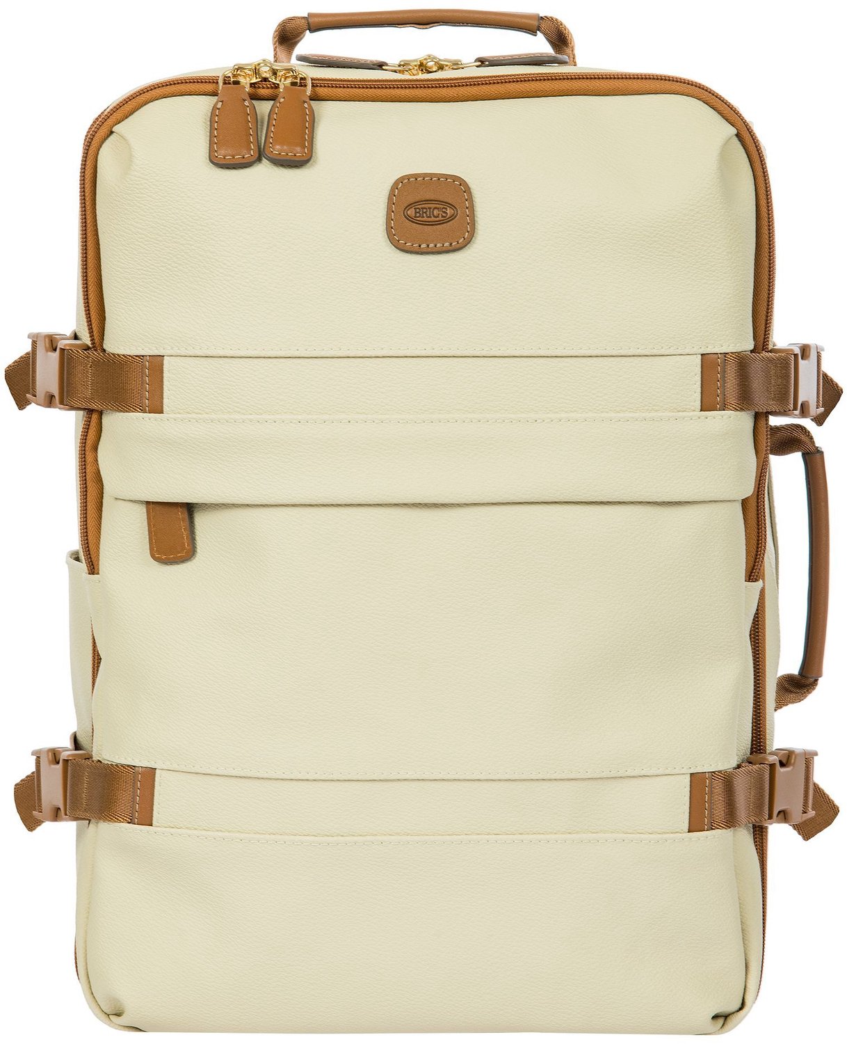 BRIC'S rugzak reistas met laptopvak Firenze Underseat Backpack Cream crème