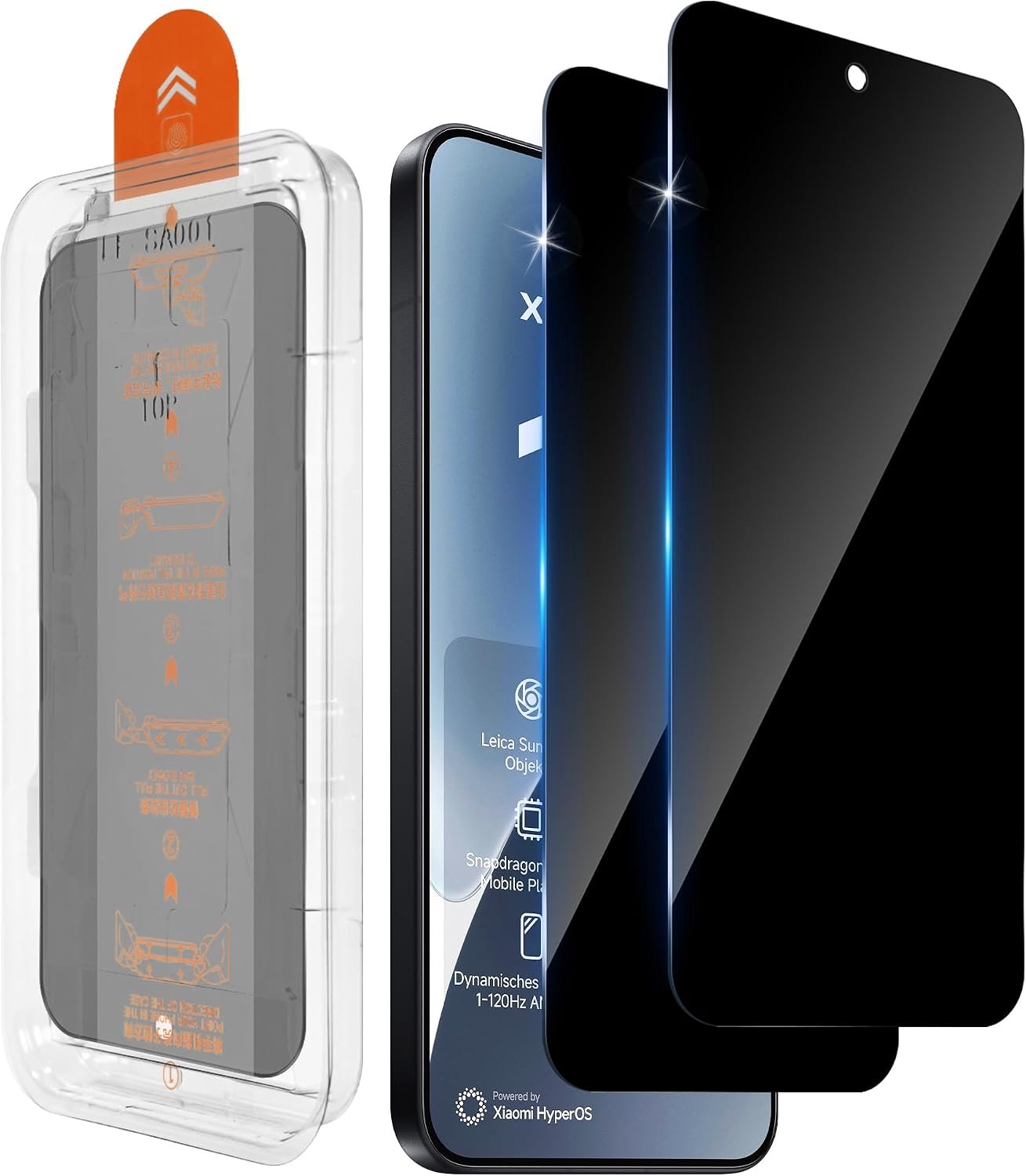 Privacy beschermfolie voor Xiaomi 15 5G voor pantserglas
