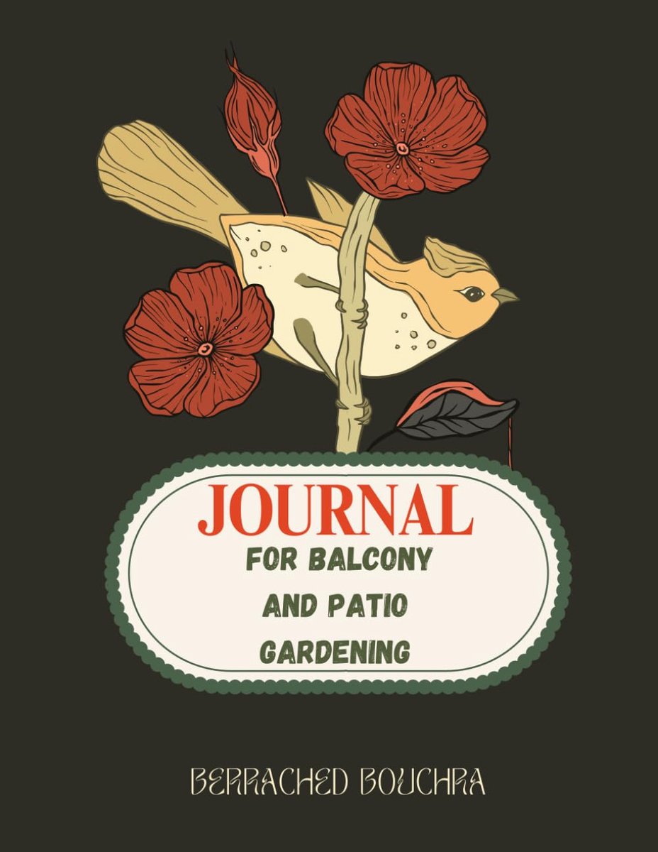 Journal for Balcony and Patio Gardening: Simple Records for Pots, Herbs, and Flowers - ShopVlot