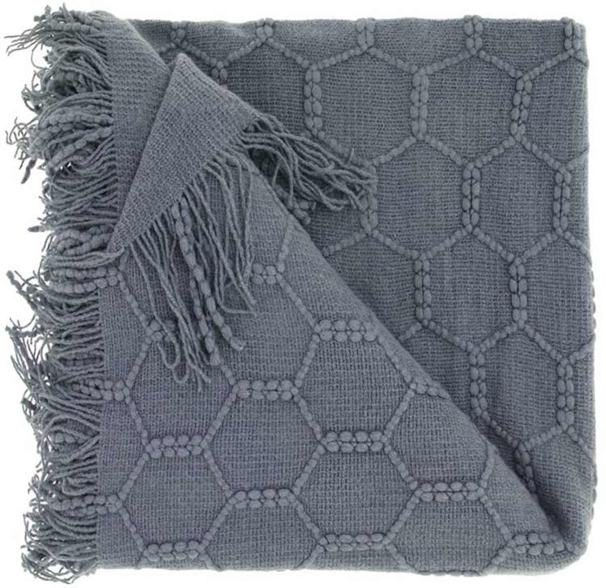 Unique Living Plaid Fee - 127x152cm - Grey