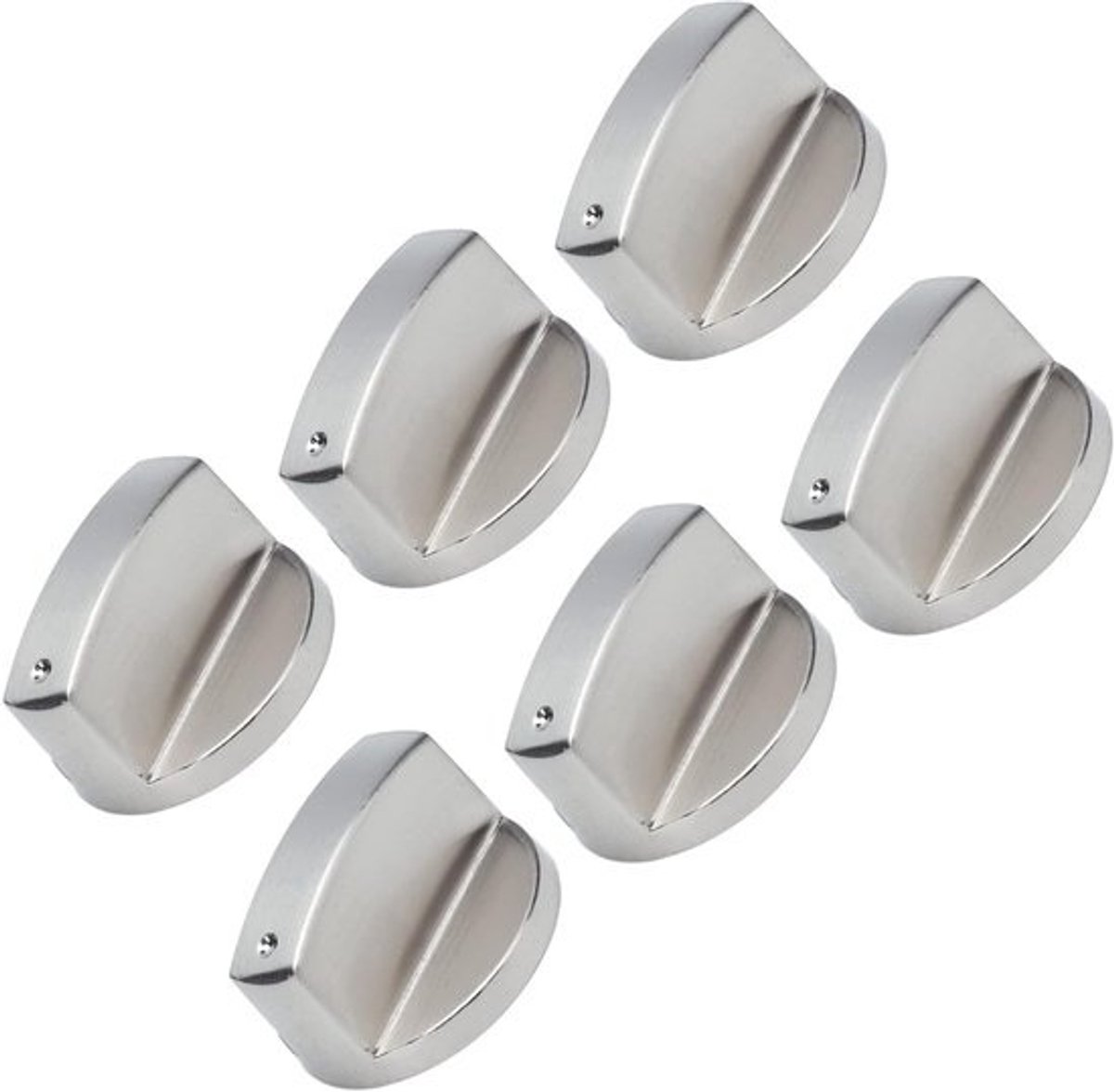 Bedieningsknoppen - Draaiknoppen - Fornuisreparatie - Zinklegering - 8 mm