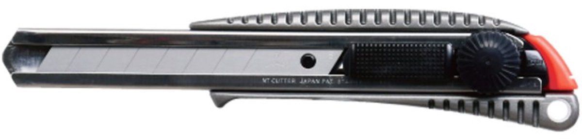 NT Cutter breekmes SL-700GP, 18 mm, aluminium, antraciet