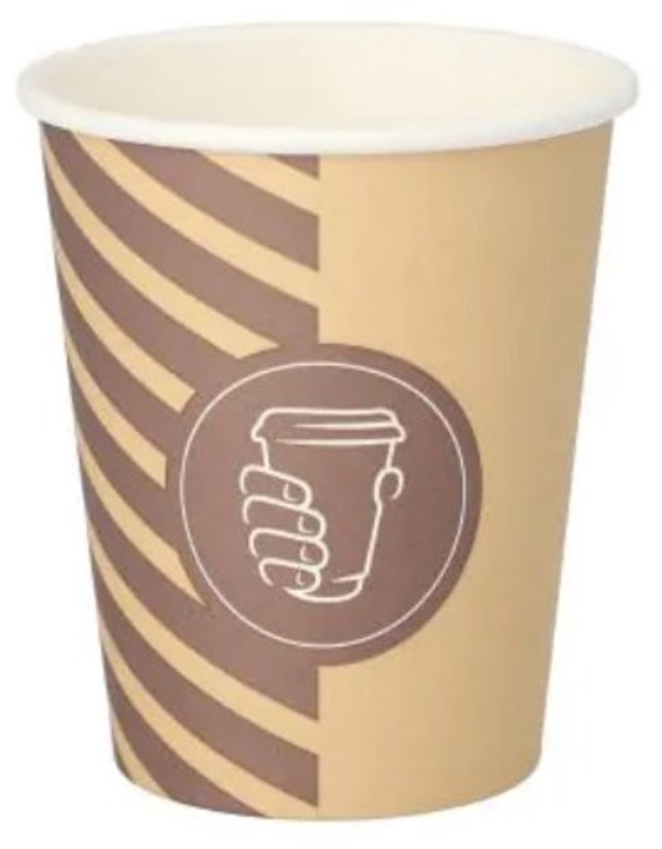 STARPAK koffiebekers Coffee Line, 0,2 l, 50 stuks