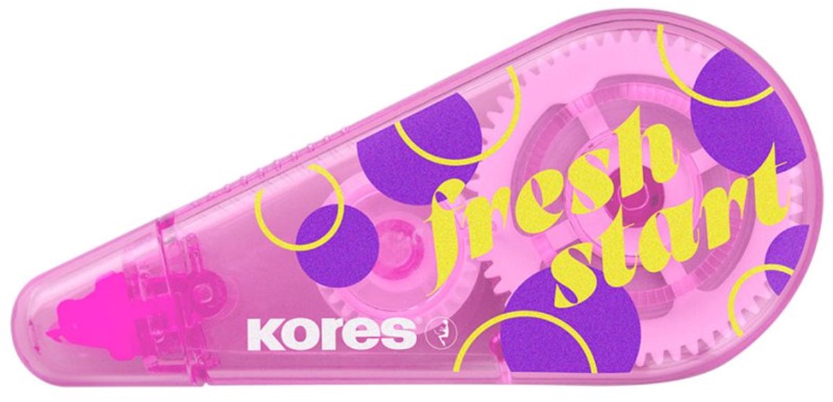 Kores correctieroller Rollix, 5 mm × 8 m, ergonomisch, 2 stuks