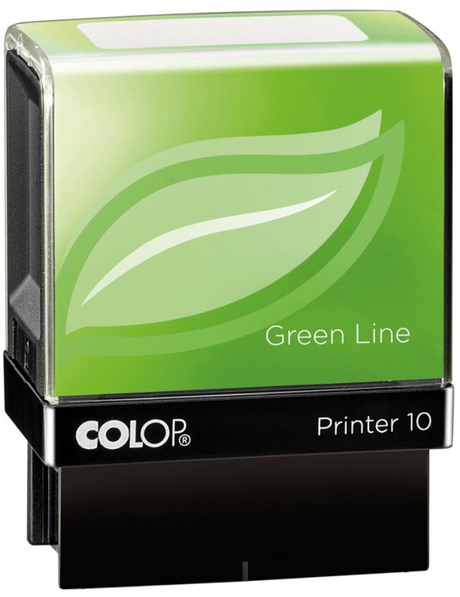 COLOP stempelautomaat Printer 10 Green Line, 3-regelig, groen, 10×27 mm